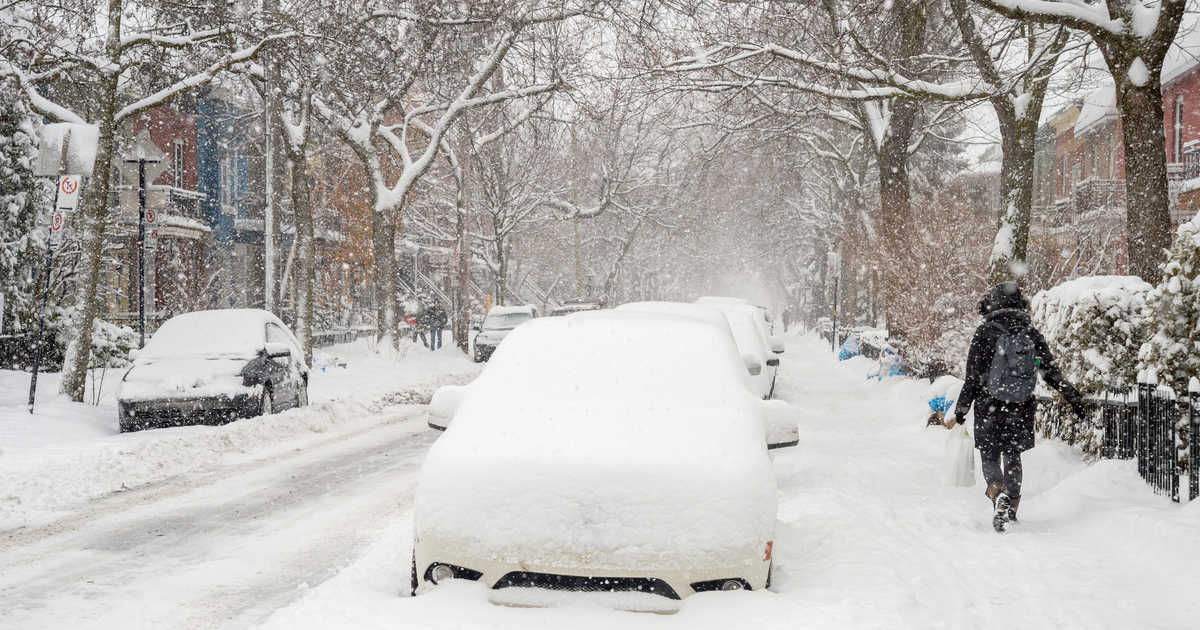 Alerte Météo: 10 Cm De Neige Et De La Pluie Pour Montréal Demain ...